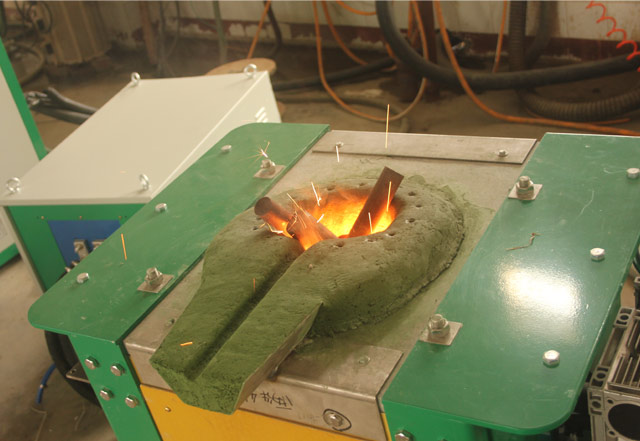 Induzione di apparecchi di riscaldamento in metallo e fonderia